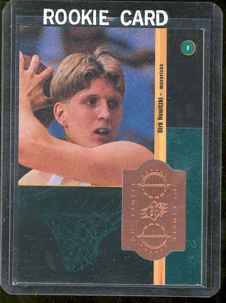 1998-99 SPx Finite #219 Dirk Nowitzki RC