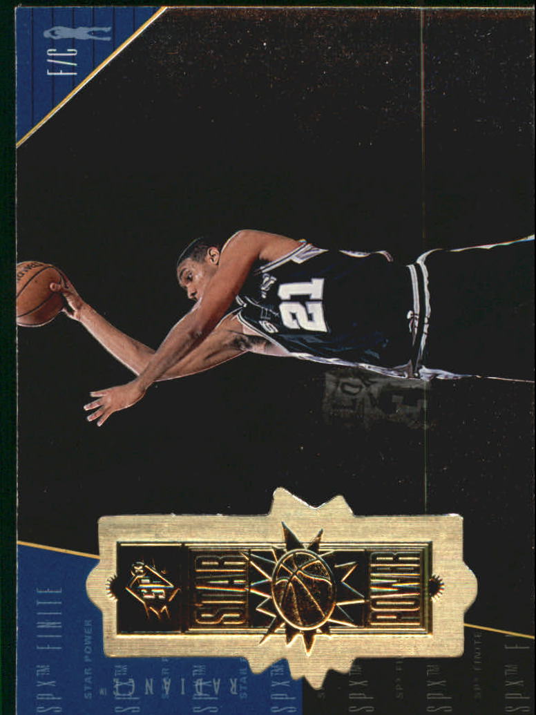 1998-99 SPx Finite Radiance #107 Tim Duncan SP