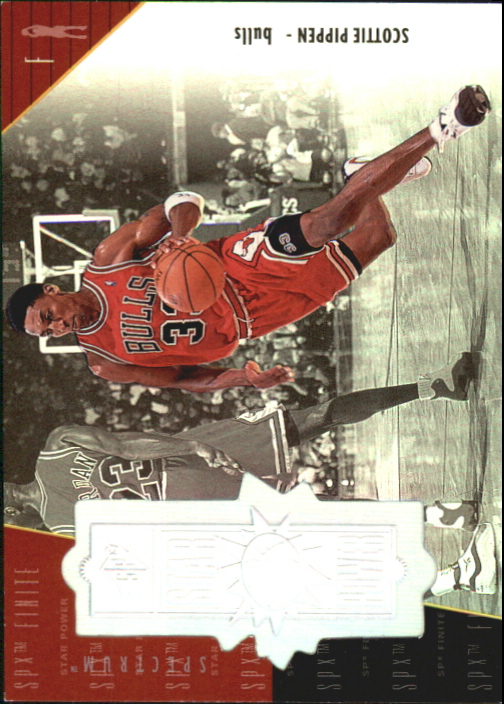 1998-99 SPx Finite Spectrum #124 Scottie Pippen SP