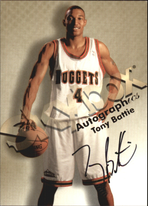 1998-99 SkyBox Premium Autographics #11 Tony Battie