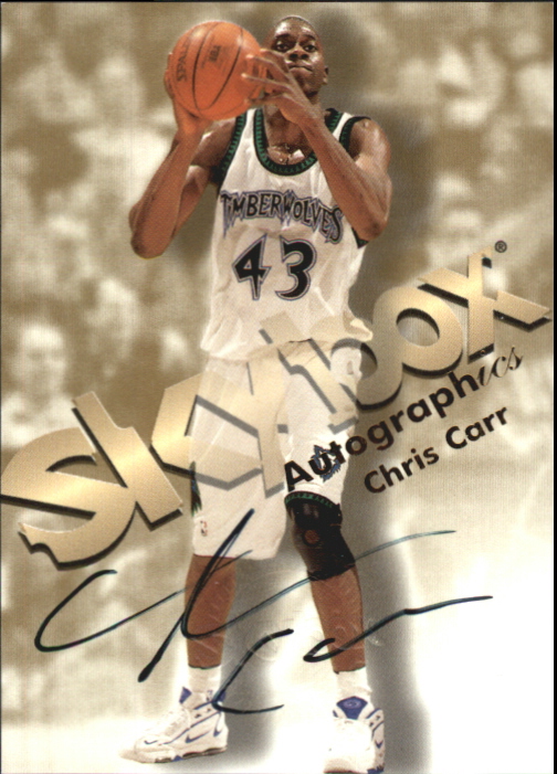 1998-99 SkyBox Premium Autographics #23 Chris Carr