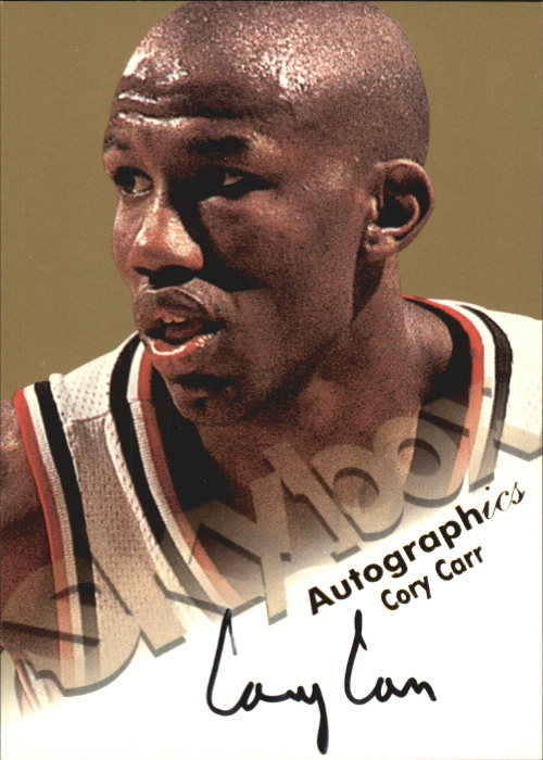 1998-99 SkyBox Premium Autographics #24 Cory Carr