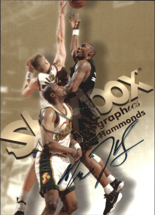 1998-99 SkyBox Premium Autographics #48 Tom Hammonds