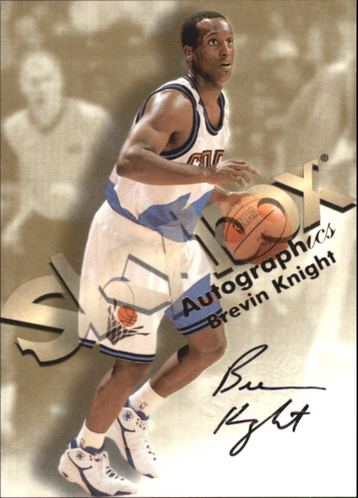 1998-99 SkyBox Premium Autographics #72 Brevin Knight