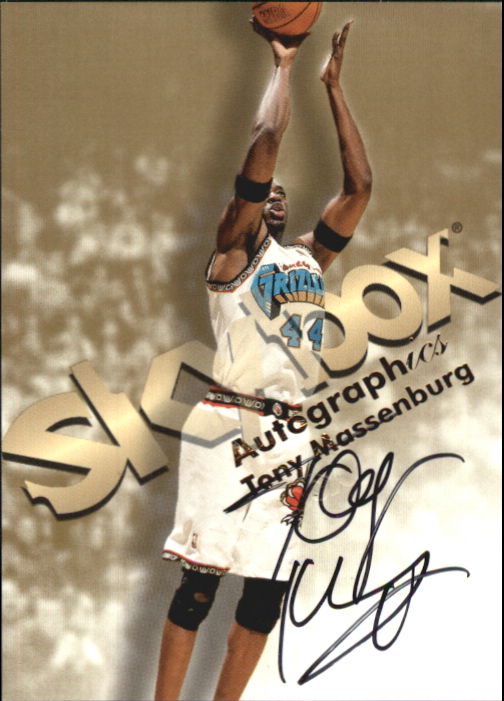 1998-99 SkyBox Premium Autographics #80 Tony Massenburg