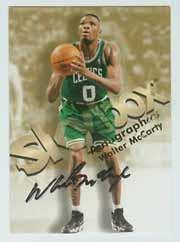 1998-99 SkyBox Premium Autographics #81 Walter McCarty