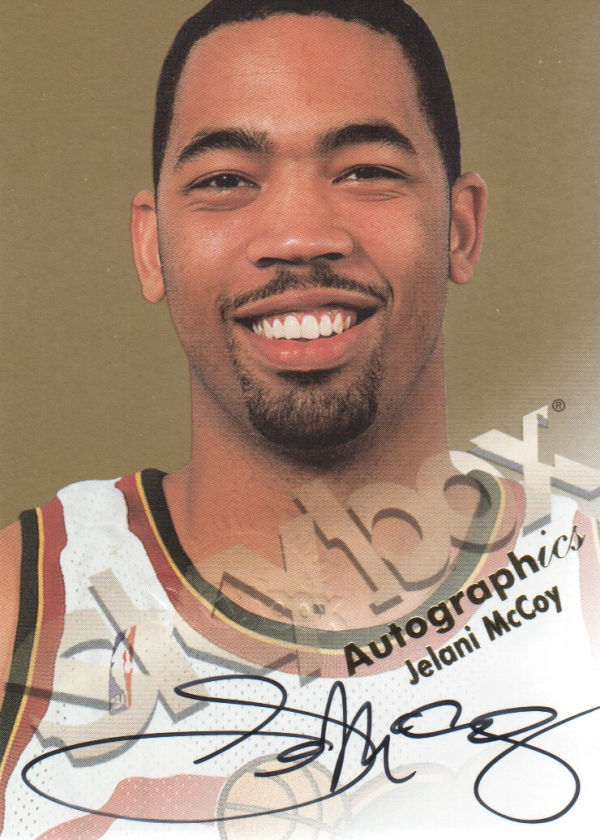 1998-99 SkyBox Premium Autographics #82 Jelani McCoy
