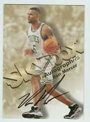 1998-99 SkyBox Premium Autographics #85 Ron Mercer