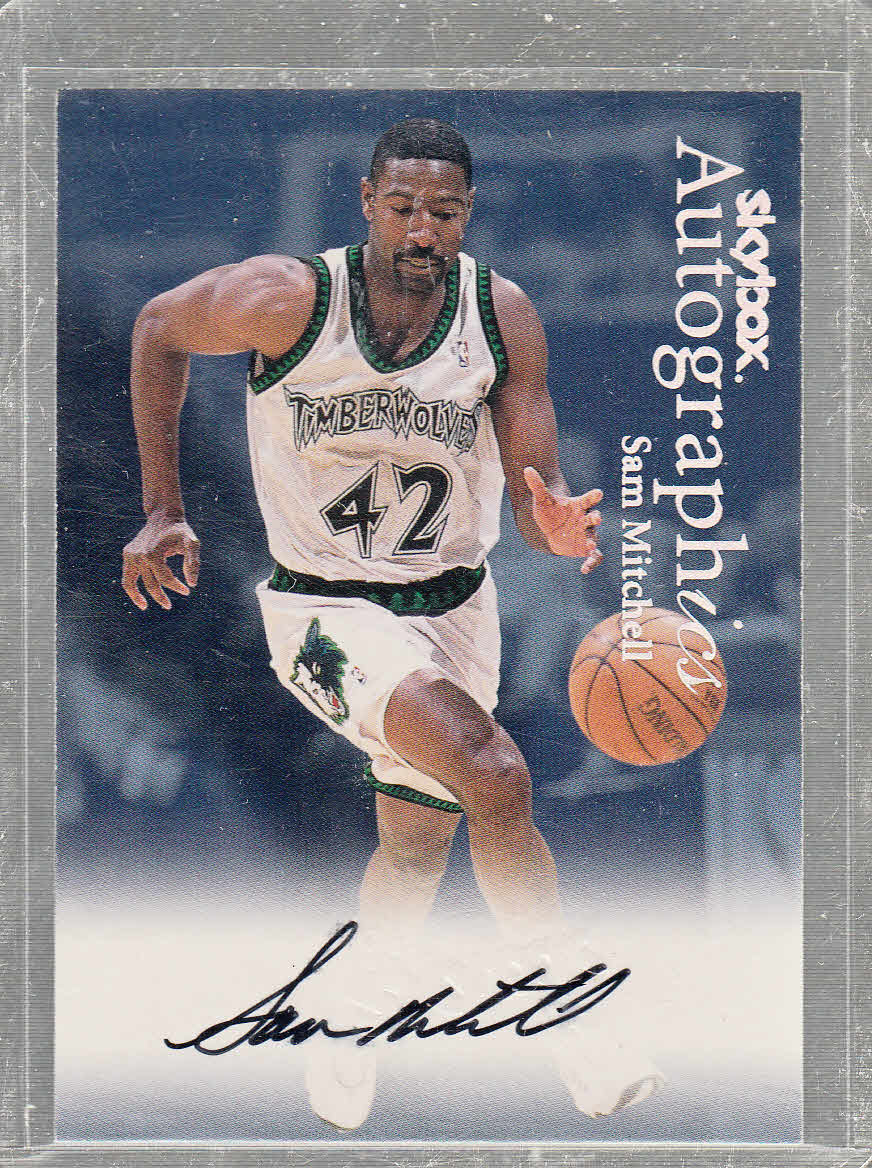 1998-99 SkyBox Premium Autographics #86 Sam Mitchell