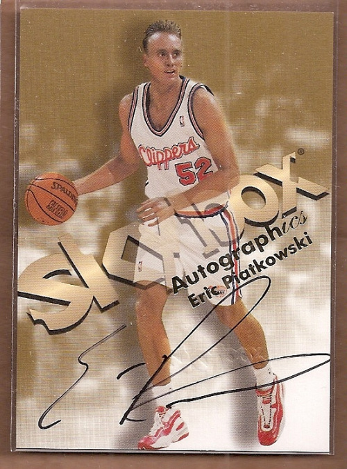 1998-99 SkyBox Premium Autographics #95 Eric Piatkowski
