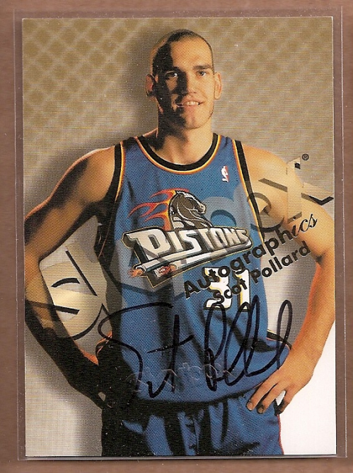 1998-99 SkyBox Premium Autographics #97 Scot Pollard