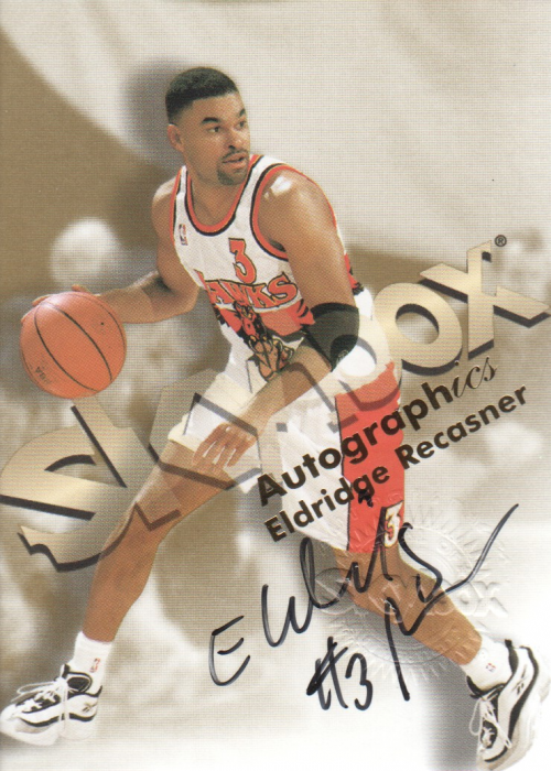 1998-99 SkyBox Premium Autographics #101 Eldridge Recasner