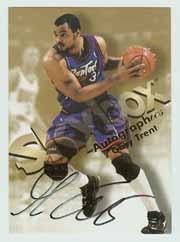 1998-99 SkyBox Premium Autographics #126 Gary Trent