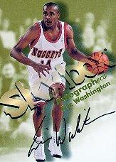 1998-99 SkyBox Premium Autographics #130 Eric Washington