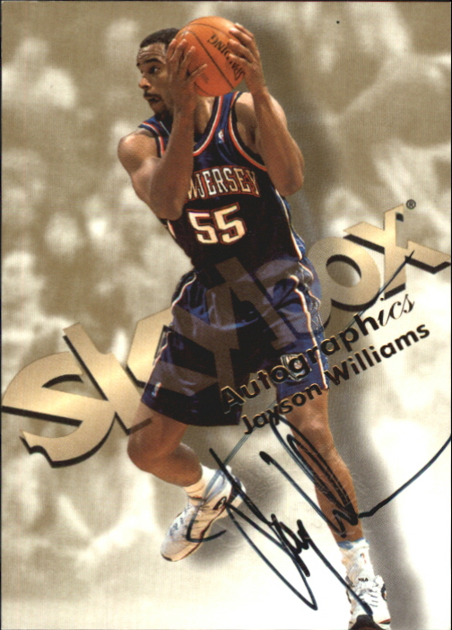 1998-99 SkyBox Premium Autographics #136 Jayson Williams