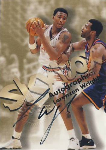 1998-99 SkyBox Premium Autographics #139 Lorenzen Wright