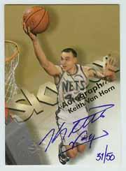 1998-99 SkyBox Premium Autographics Blue #127 Keith Van Horn