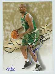 1998-99 SkyBox Premium Autographics Blue #129 Antoine Walker