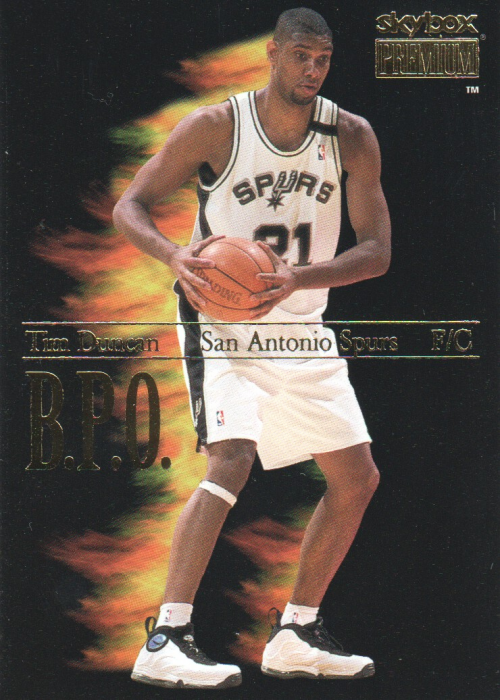 1998-99 SkyBox Premium B.P.O. #5 Tim Duncan