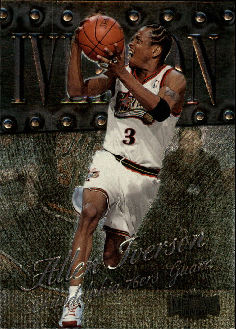 有关以下物品的详细资料: 1998-99 metal universe #33 allen iverson