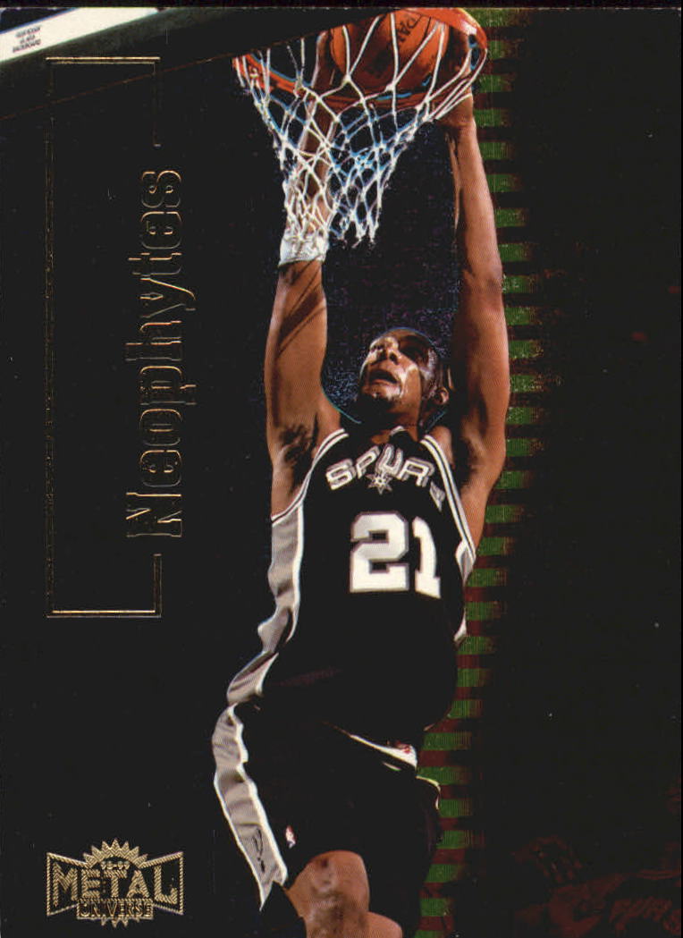 1998-99 Metal Universe Neophytes #13 Tim Duncan