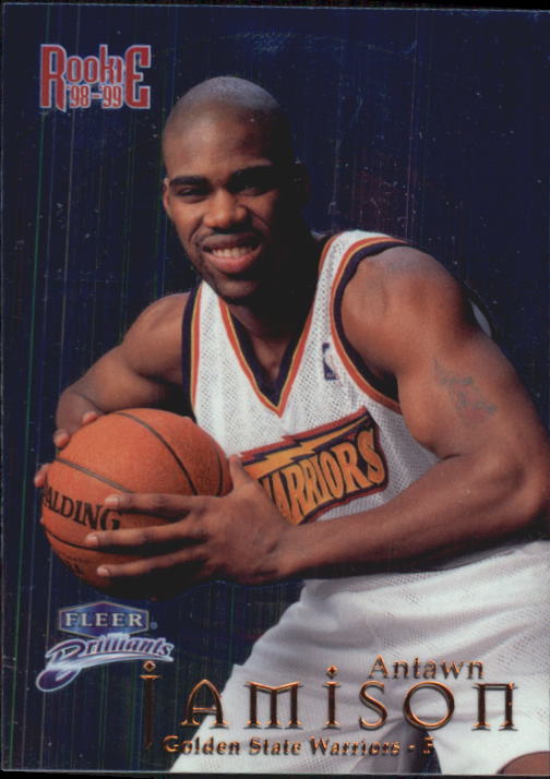 1998-99 Fleer Brilliants Blue #104 Antawn Jamison