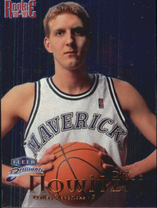 1998-99 Fleer Brilliants Blue #109 Dirk Nowitzki