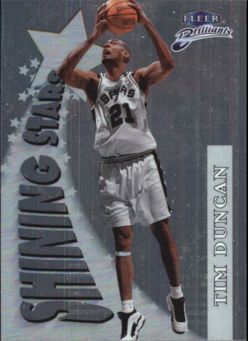 1998-99 Fleer Brilliants Shining Stars #3 Tim Duncan
