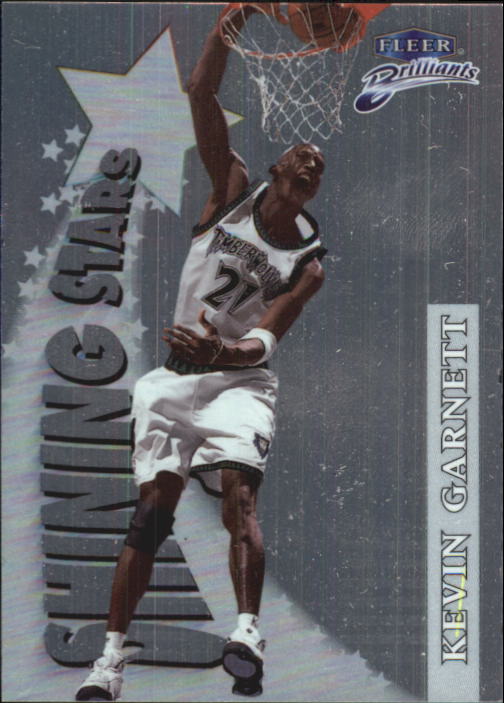 1998-99 Fleer Brilliants Shining Stars #7 Kevin Garnett
