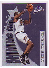 1998-99 Fleer Brilliants Shining Stars #8 Allen Iverson