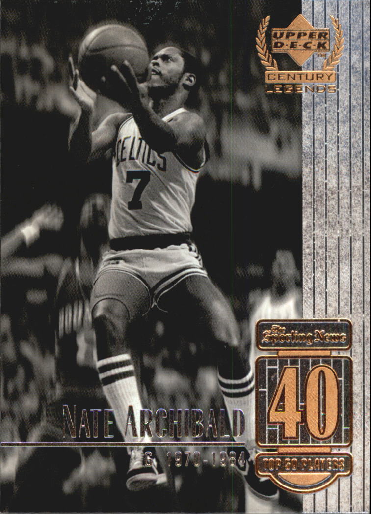 1999 Upper Deck Century Legends #40 Nate Archibald