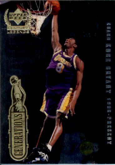 1999 Upper Deck Century Legends Generations #G2 Kobe Bryant/Michael Jordan