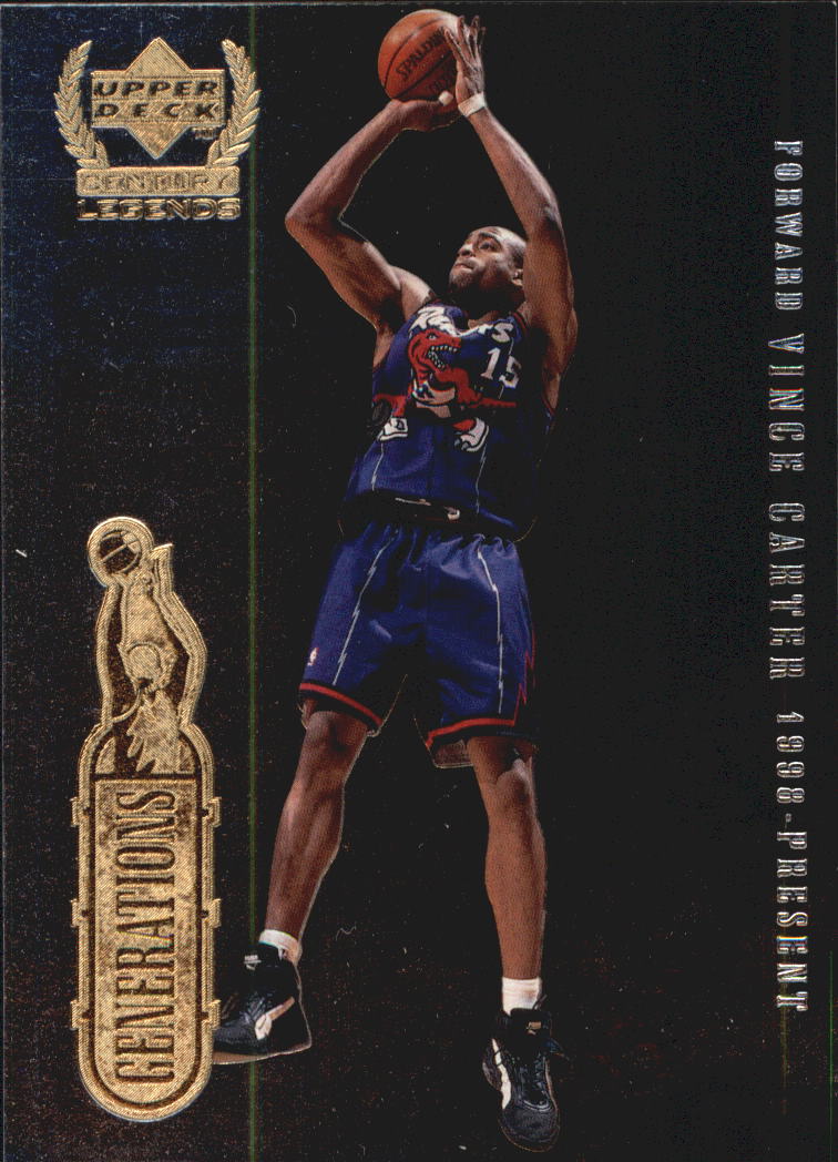 1999 Upper Deck Century Legends Generations #G12 Vince Carter/Oscar Robertson