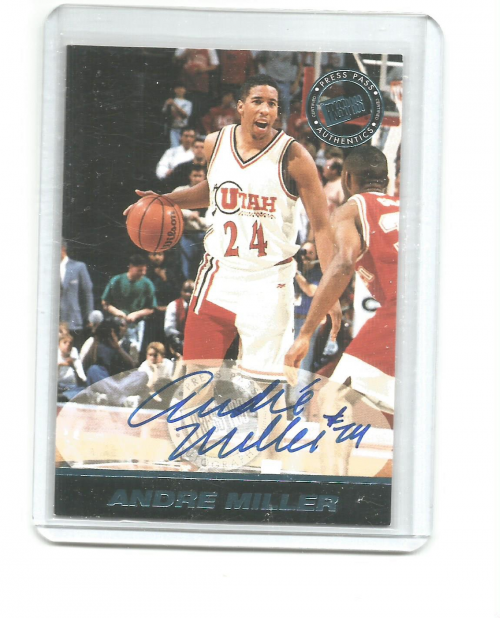 1999 Press Pass SE Autographs Blue #30 Andre Miller
