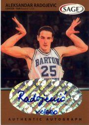 1999 SAGE Autographs Bronze #A42 Aleksandar Radojevic/650