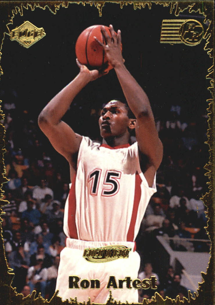 1999 Collector's Edge Rookie Rage Gold #1 Ron Artest