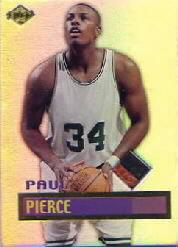1999 Collector's Edge Rookie Rage Game Ball #GB4 Paul Pierce