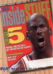 1999 Upper Deck Michael Jordan Retirement #19 Michael Jordan/Inside Stuff 5/97