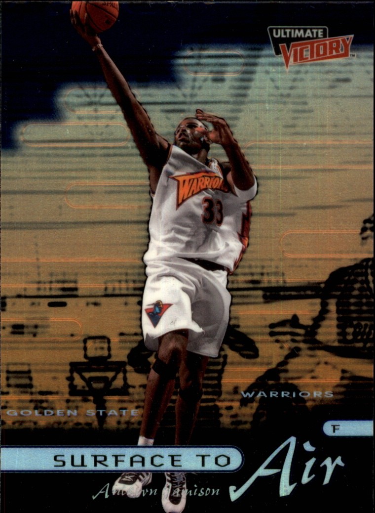 1999-00 Ultimate Victory Surface to Air #SA2 Antawn Jamison