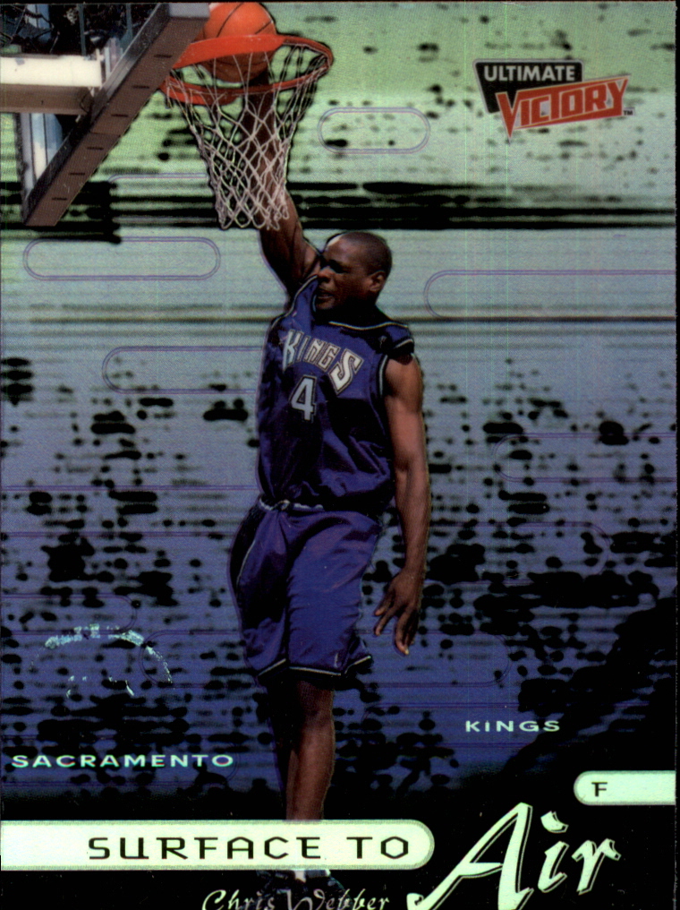 1999-00 Ultimate Victory Surface to Air #SA9 Chris Webber