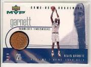 1999-00 Upper Deck MVP Game-Used Souvenirs #KGS Kevin Garnett