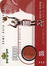 1999-00 Upper Deck MVP Game-Used Souvenirs #SPS Scottie Pippen