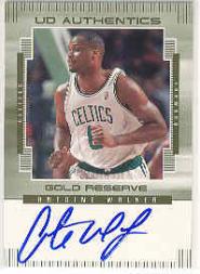 1999-00 Upper Deck Gold Reserve UD Authentics #AW Antoine Walker
