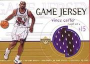 1999-00 Upper Deck Game Jerseys #GJ15 Vince Carter