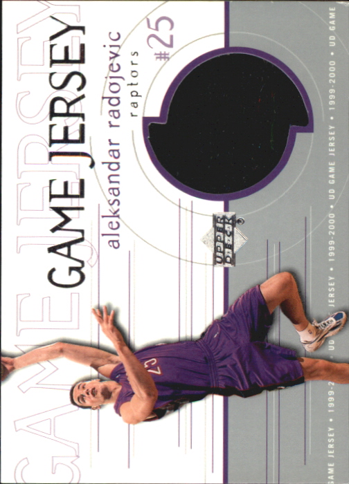 1999-00 Upper Deck Game Jerseys #GJ26 Aleksandar Radojevic