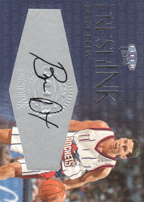 1999-00 Ultra Fresh Ink #14 Bryce Drew/1000