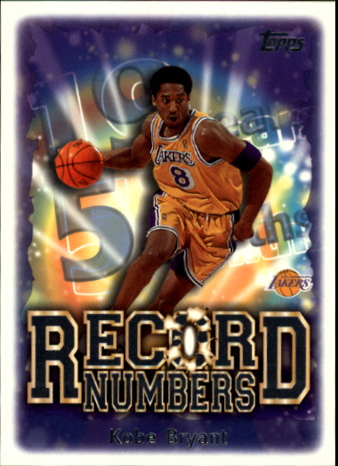 1999-00 Topps Record Numbers #RN7 Kobe Bryant