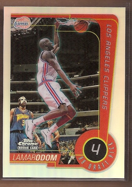 1999-00 Topps Chrome Refractors #231 Lamar Odom