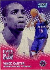 1999-00 Stadium Club Chrome Eyes of the Game Refractors #EG5 Vince Carter