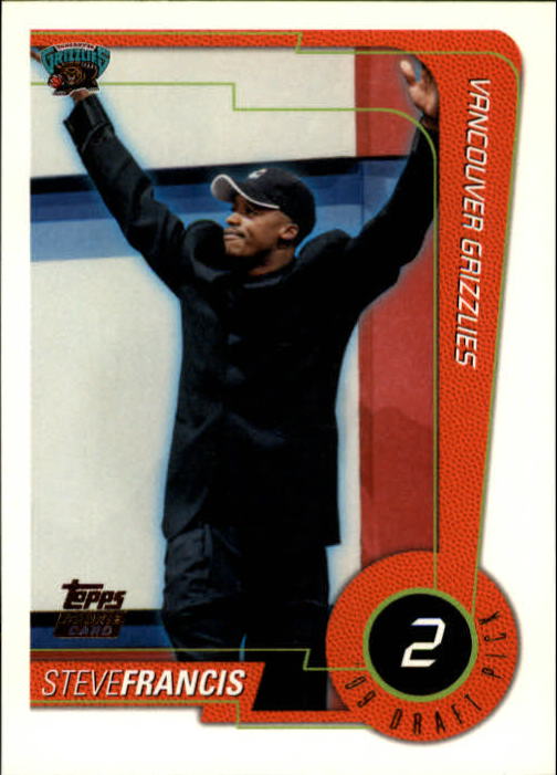 1999-00 Topps #118 Steve Francis RC